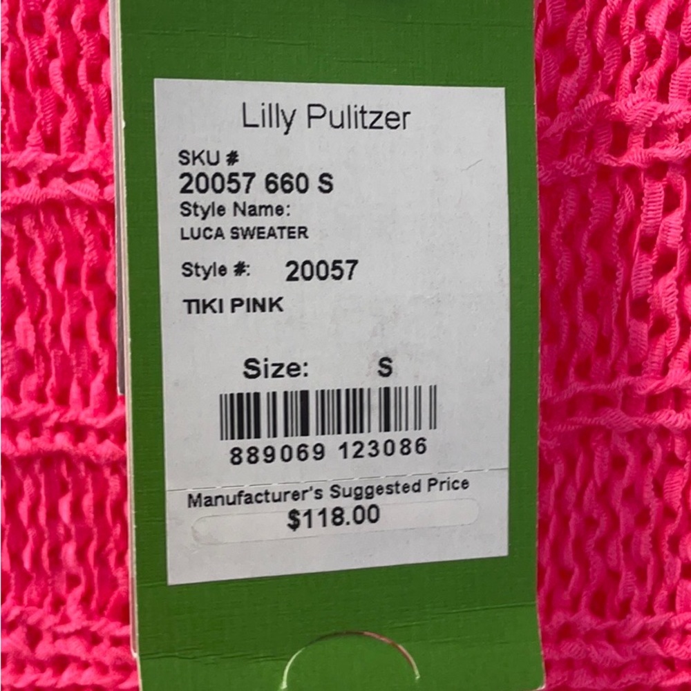 Small Lilly Pulitzer Luca Sweater- NWT - Picture 5 of 5